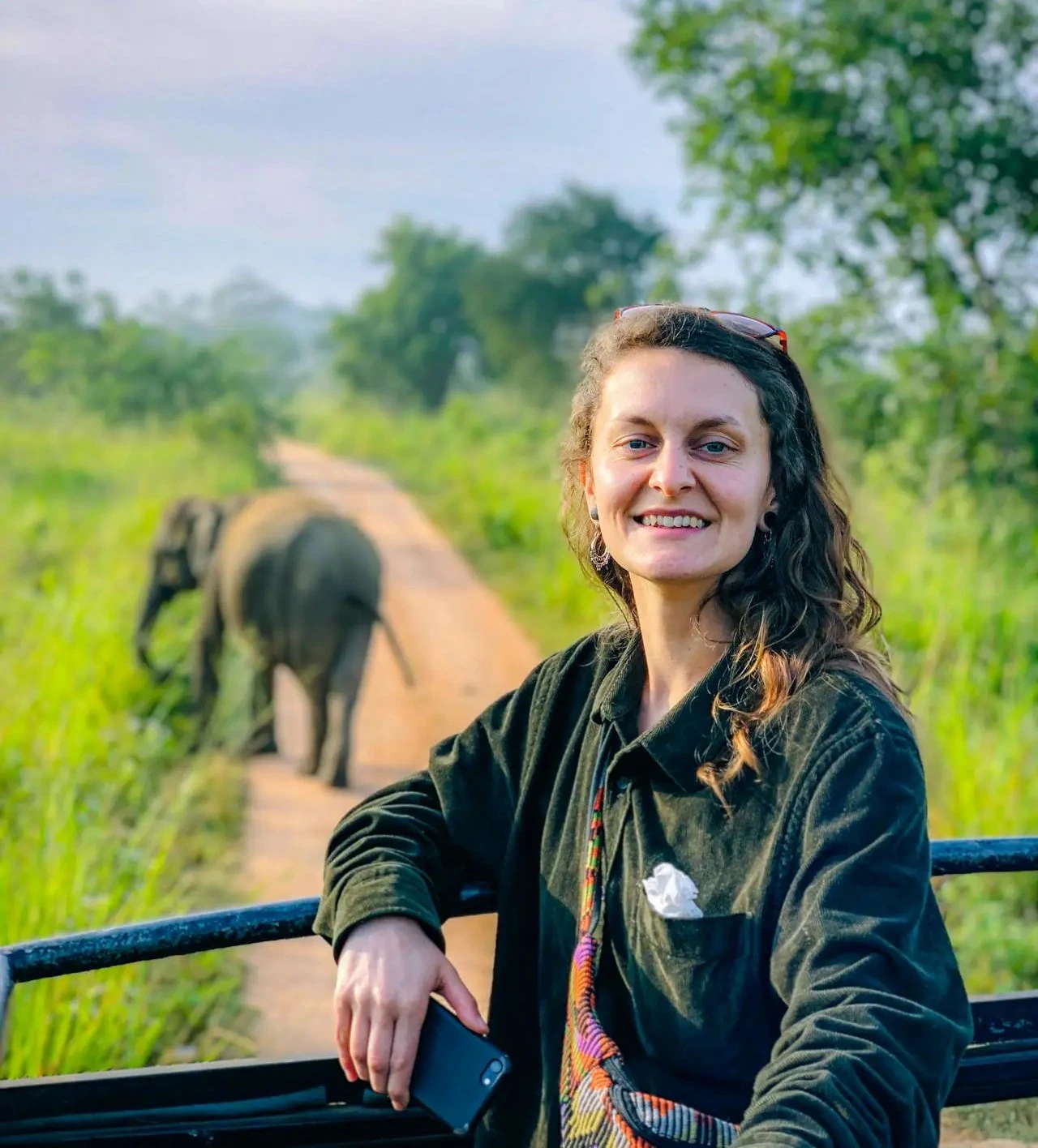 Leopard sighting moment